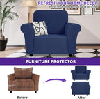 ZNSAYOTX Super Stretch Chair Slipcover, New Striped Sofa Chair Covers - Image 2