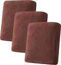 H.VERSAILTEX Velvet Stretch Couch Cushion Cover Plush Cushion Slipcover by HVERSAILTEX