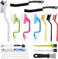 Crevice Cleaning Brush, 18 Pcs | Cleaning Brush | Hard Bristle Scrub
