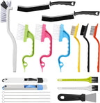Crevice Cleaning Brush, 18 Pcs | Cleaning Brush | Hard Bristle Scrub