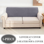 Couch Cushion Cover Loveseat Cover or 2 Seat Sofa Cover Washable Stretch - Image 3