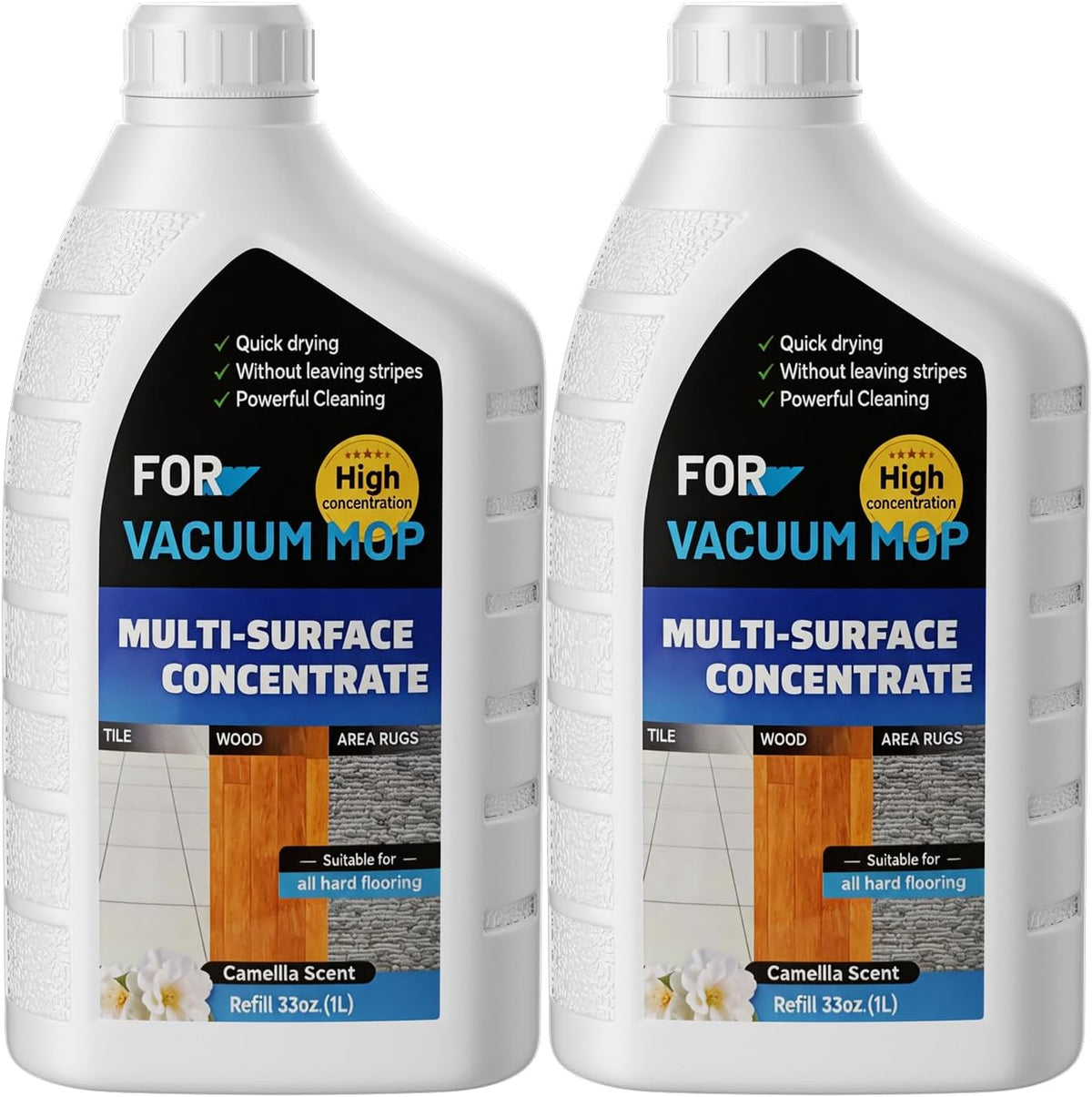 2L Vacmop Cleaner Solution Compatible with Shark Hydrovac Cleaning Solution