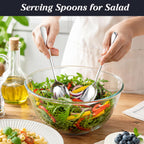 18Pcs Serving Utensils Set Serving Tongs Spoons for Buffet Dishwasher Safe