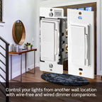 Leviton Decora Smart Dimmer Switch, Wi-Fi, D36HD-1RW, White