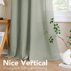 H.VERSAILTEX Living Room Linen Curtains - Image 7