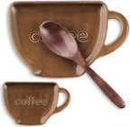 Ceramic Coffee Spoon Rest Spoon Holder for Coffee Bar