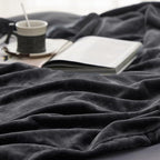 Bedsure GentleSoft Fleece Bed Blankets Large Size Charcoal - Image 5