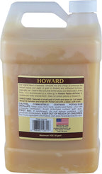 Howard Products Beeswax Wood Polish & Conditioner, Feed-N-Wax for Wood Furniture Polish, 128 Fl oz, Orange