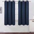 LEMOMO Navy Blue Blackout Curtains 42 x 63 Inch Length/Set of 2 Curtain by Lemomo