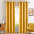 MIULEE Room Darkening Curtains Thermal Insulated Drapes Solid Window Treatment by MIULEE
