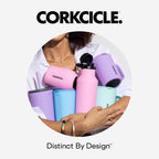 Corkcicle Premium Old Fashioned Glass 9 oz with Silicone Ice Mold