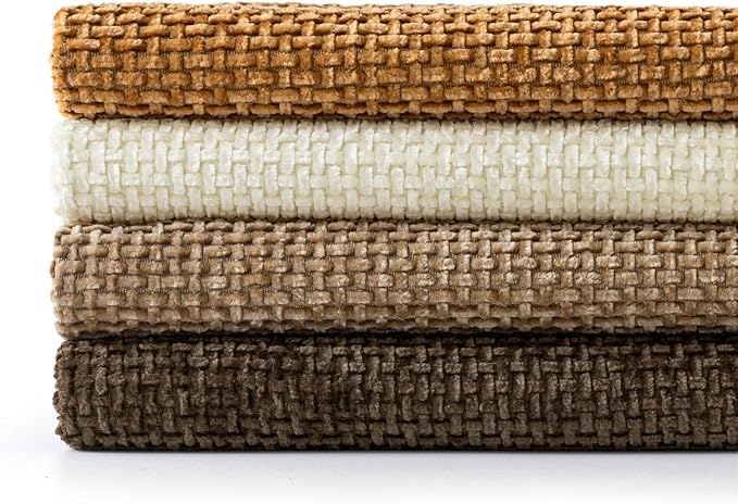 MIULEE Pack of 4 Brown Couch Throw Pillow Covers 18x18 Inch Soft Decorative - Image 7