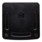 Taylor Digital Bathroom Scale, 440 lb Cap, Red LED, Anti-Slip, Black