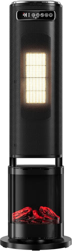 Uthfy 33'' Space Heaters for Indoor Use, 1500W Electric Heaters, 3D Flame
