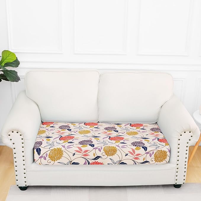 Smiry Printed Couch Cushion Covers, Stretch Soft Couch Covers by Smiry