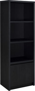 Coaster Winfield Media Tower with Shelves and Cabinet Black 706224