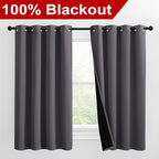 NICETOWN 100% Blackout Curtains - Image 2
