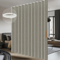Room Divider Curtain Sets with Flexible Ceiling Track, Privacy Soundproof Curtain for Bedroom Office Patio Sliding Door(Grey, W180 x L108, 1 Pack)