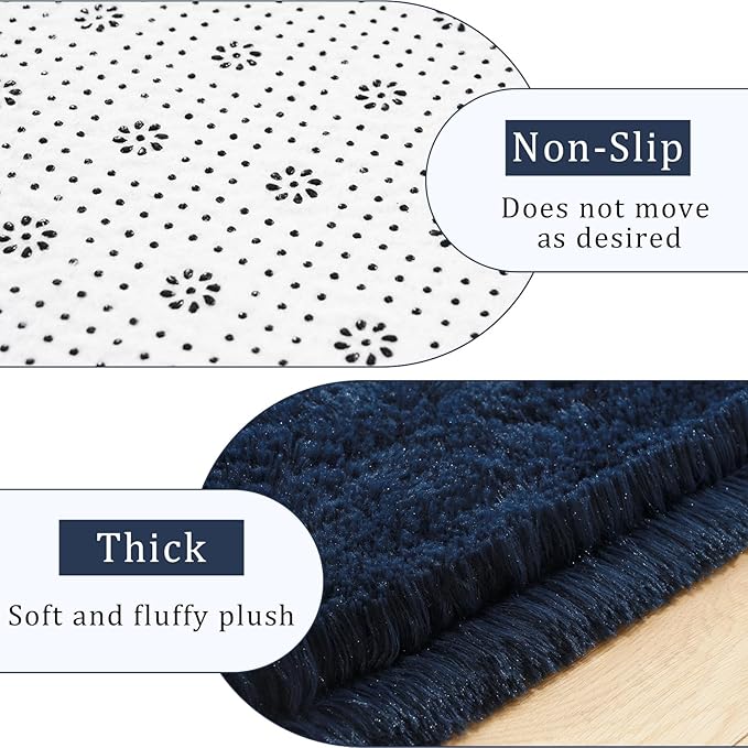 Amearea Premium Soft Area Rug 4x5.3 Feet, Fluffy Carpet - Image 3