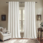 MIULEE White Velvet Curtains 84 inches - Image 7