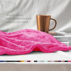 Exclusivo Mezcla Plush Fuzzy Fleece Throw Blanket Extra Large, Super Soft - Image 6