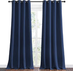NICETOWN Navy Blackout Curtains - Image 2