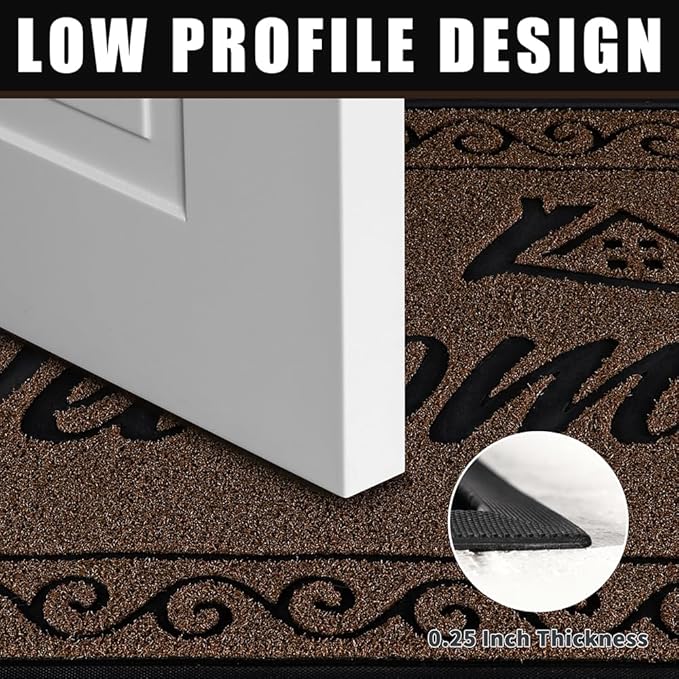 Yimobra Welcome Mat, Heavy Duty Sturdy Door Mats - Image 5