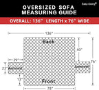 Easy-Going Reversible Oversized Couch Cover - Image 6
