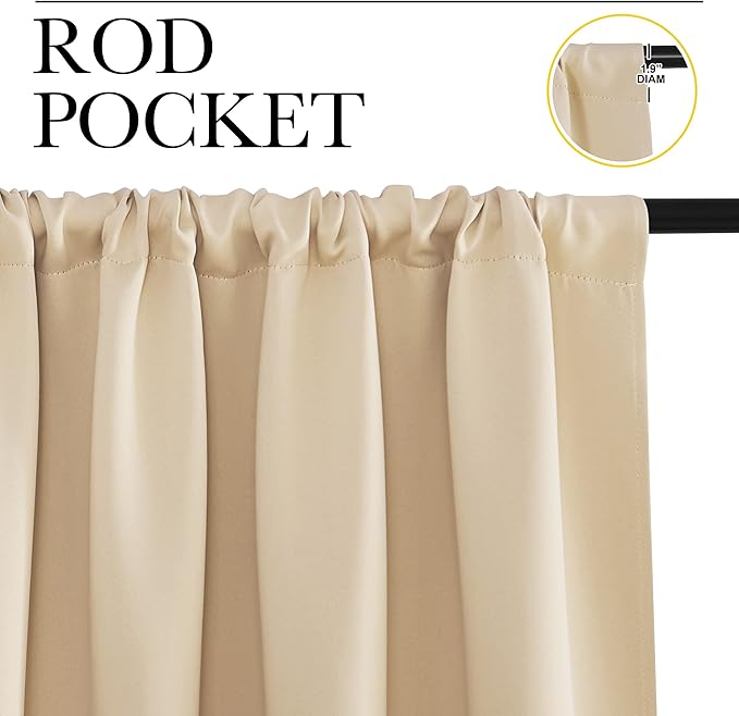 NICETOWN Room Darkening Curtains - Image 3