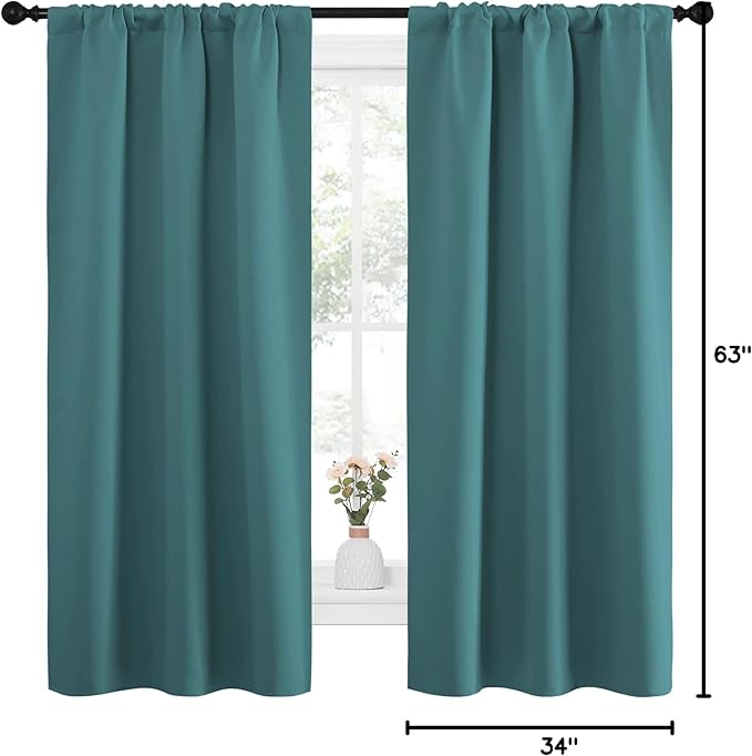 NICETOWN Bedroom Curtains, Three Pass Microfiber Noise Reducing Thermal - Image 10