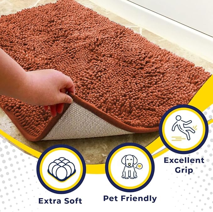 Muddy Mat® | Super Absorbent Door Mat Indoor, Microfiber Quick Dry Chenille - Image 2