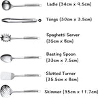 Cooking Utensils Set, 11PCS Stainless Steel Kitchen Tool Set