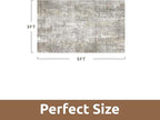 3 x 5 Rug Small Non Slip Area Rug Ultra Soft Machine Washable Low Pile Modern - Image 2