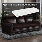 Leather Look Couch Cushion Covers Sofa Seat Slipcovers Sets Couches Furniture - Image 3