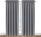 DWCN Grey Blackout Curtains for Bedroom, Thermal Insulated Energy Saving Room - Image 9