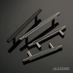 Alzassbg 5" Black Nickel Cabinet Pulls and Handles 10 Pack, AL3015AS