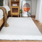 Ghouse Ultra Soft Faux Rabbit Fur Rug 4x6, Machine Washable Area Rugs by Ghouse