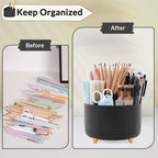 SKYDUE 360 Degree Rotating Desk Organizer, Pencil Pen Holder for Desk
