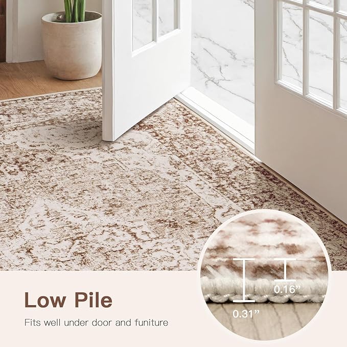 Lofus 4x6 Area Rugs for Living Room, Washable Area Rug, Rugs for Bedroom - Image 4