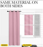NICETOWN Bedroom Curtains Blackout Drapery Panels, 2 Panels, 42 x 54 Inch - Image 5