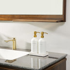 Prus Waso Gold Soap Dispenser Bathroom Set