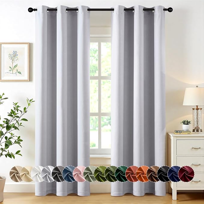 MIULEE Blackout Curtains for Bedroom Living Room 84 Inches Long 2 Panels by MIULEE