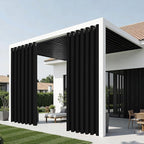 Joydeco Blackout Patio Sliding Door Curtains 96 Inches Long, Grommet Privacy - Image 9