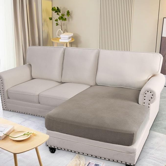 H.VERSAILTEX Super Stretch Individual Chaise Cover Sectional Couch Covers - Image 2