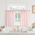LAMIT Short Linen Curtains 30 Inch Length by LAMIT