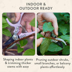 Modern Sprout Bypass Hand Pruners - Scissors - Gardening Tools - Lavender