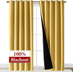 NICETOWN Total Shade Curtains and Draperies, Heavy-Duty Full Light Shading - Image 2