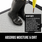 GORILLA GRIP 100% Waterproof All-Season WeatherMAX Doormat US Designed Natural - Image 4