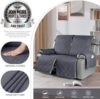 TAOCOCO 100% Waterproof Oversized Loveseat Recliner Cover, Non Slip Split - Image 2
