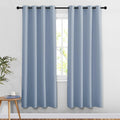 NICETOWN Vintage Blue Doorway Curtains 78 inches Long by NICETOWN